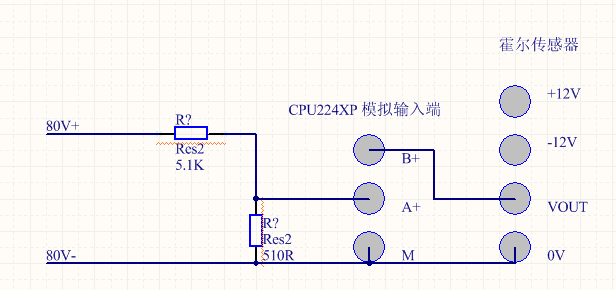 CPU224XP 模拟输入端
