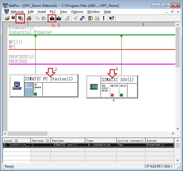 务必分别下载PC站，PLC站