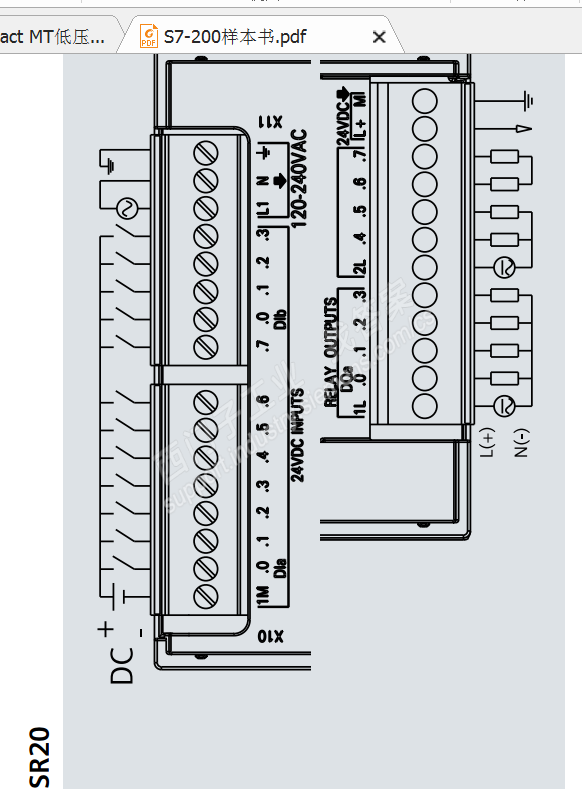 s7-200 smart sr20 交流输出是有源节点还是无源节点 - 已解决问题