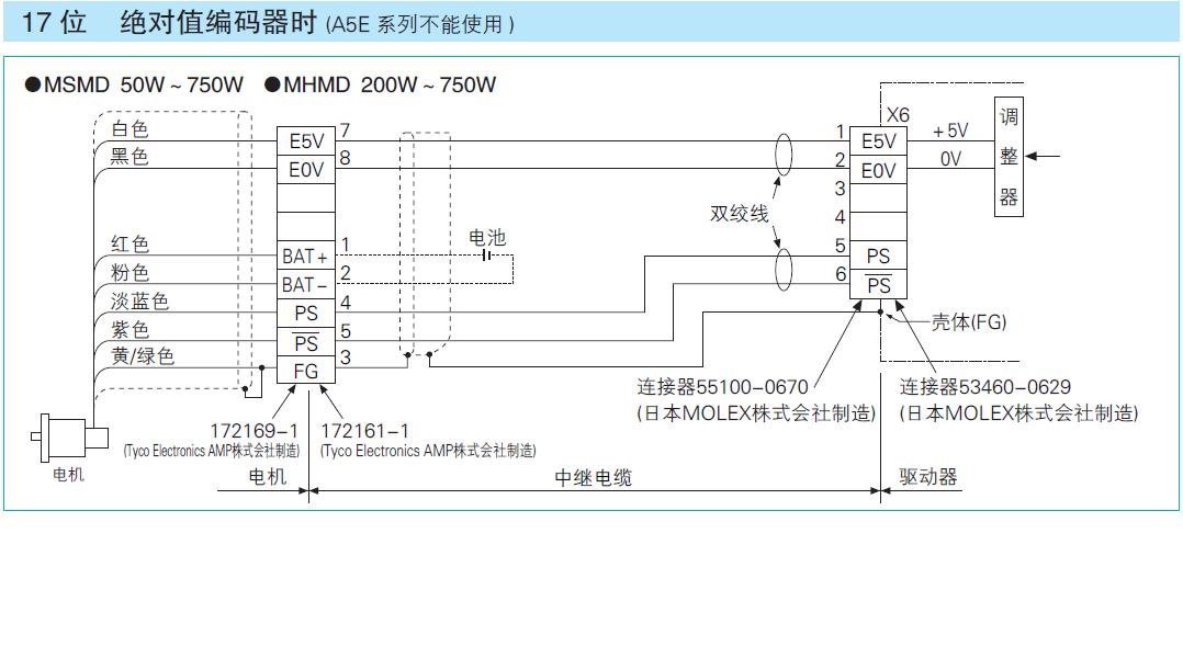 松下伺服驱动位置控制模式接线图